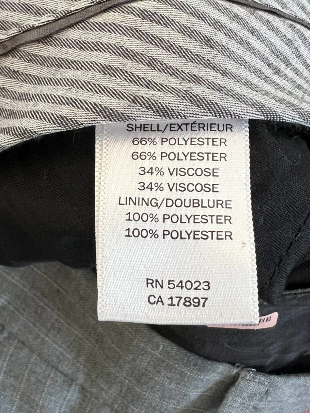 Banana Republic Mens Grey Pin striped Tailored Trousers 32/32